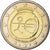 Nederland, 2 Euro, Union économique et monétaire, 2009, Utrecht, Bi-Metallic