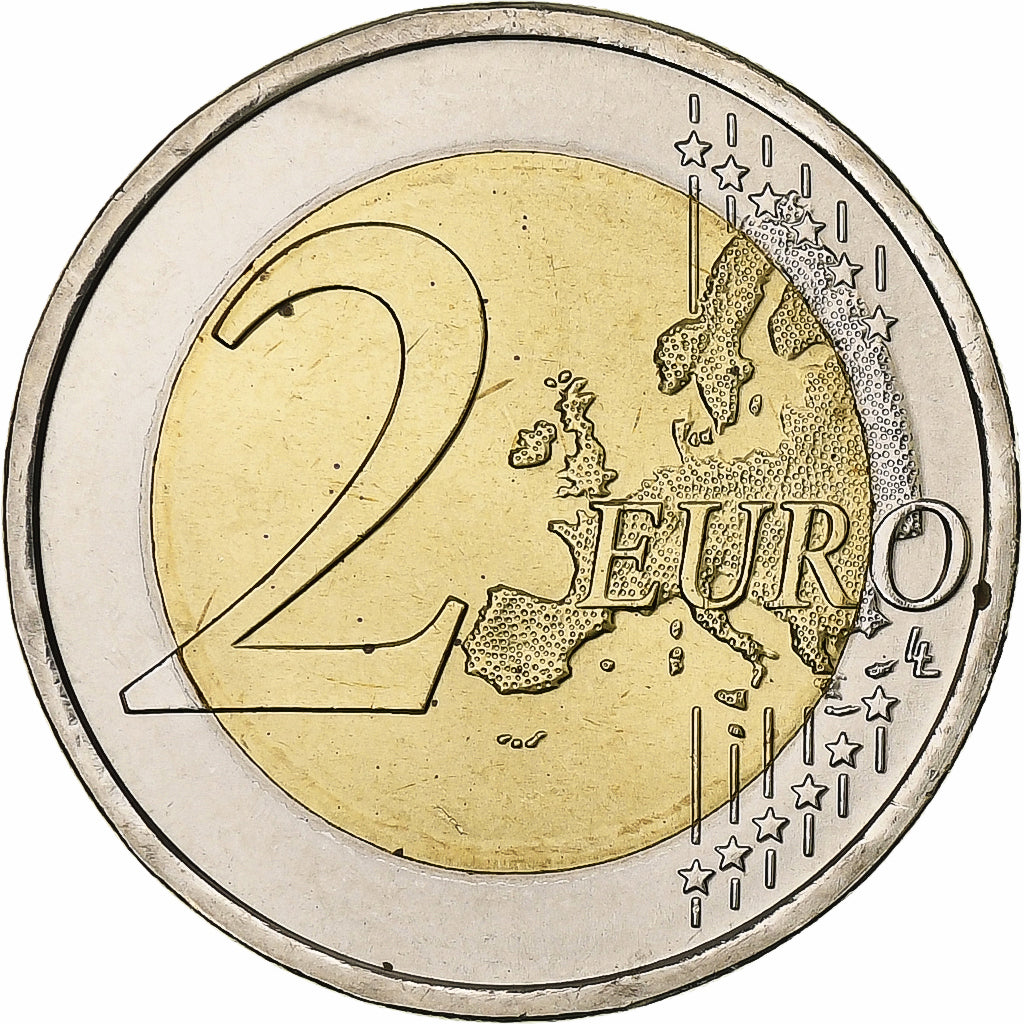 Portugal, 2 Euro, Union économique et monétaire, 2009, Lisbon, Bimetálico