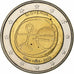 Slovenia, 2 Euro, Union économique et monétaire, 2009, Vantaa, Bi-metallico