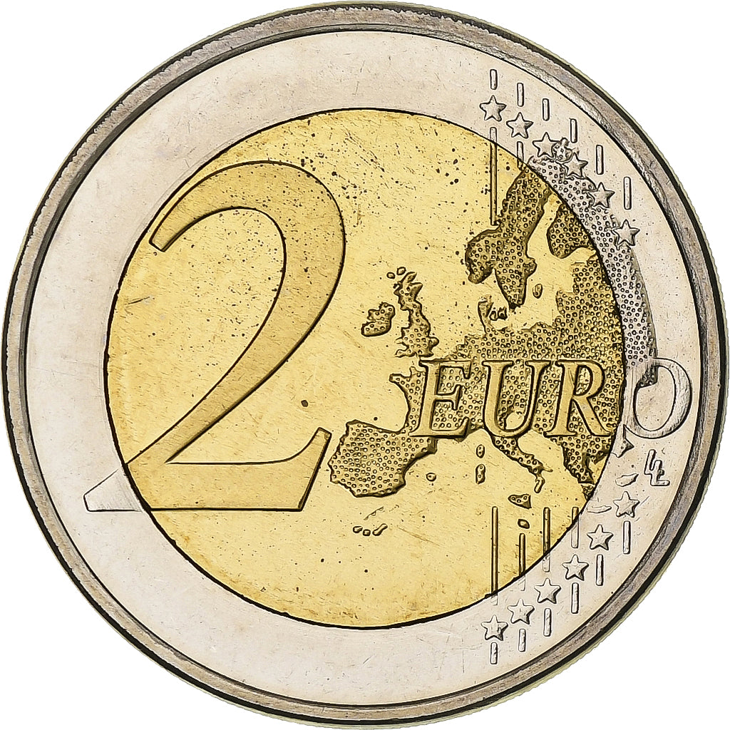 Slovenia, 2 Euro, Union économique et monétaire, 2009, Vantaa, Bi-metallico