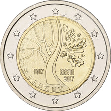 Estonia, 2 Euro, Road to Independence, 2017, Vilnius, Bi-Metallic, MS(63)