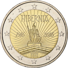 Ireland, 2 Euro, Easter Rising, 2016, Dublin, Bi-Metallic, MS(63)