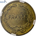 France, 2 Francs, France Libre, 1944, Philadelphia, Cupro-Aluminium, GENI, MS63