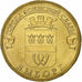 Russia, 10 Roubles, Vyborg, 2014, Saint Petersburg, Brass plated steel, MS(63)