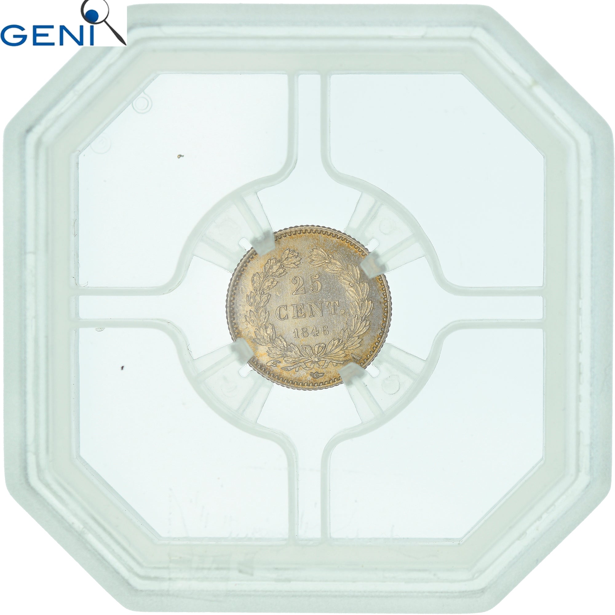 Munten, Frankrijk, Louis-Philippe, 25 Centimes, 1846, Paris, GENI, UNC Details