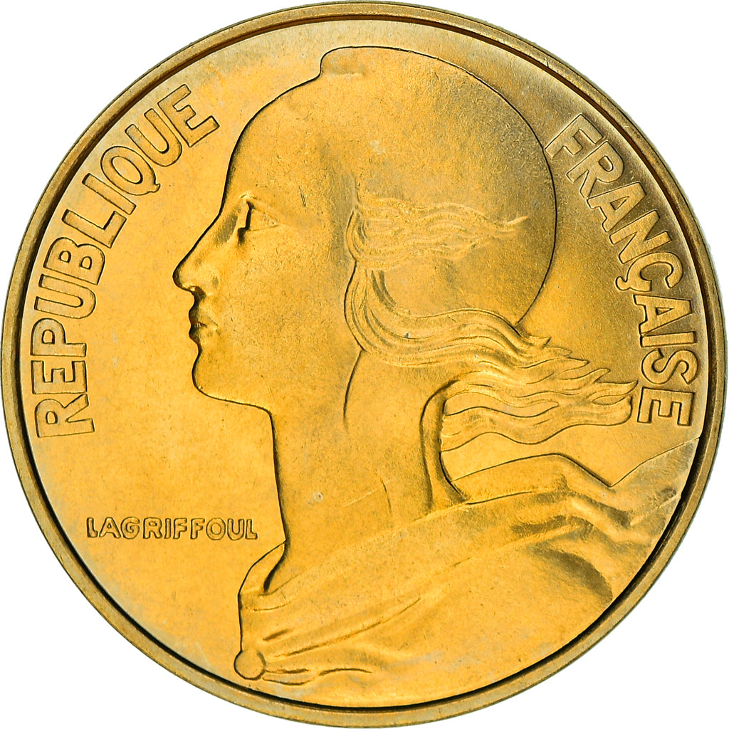 Münze, Frankreich, Marianne, 20 Centimes, 1974, Paris, STGL, Aluminum-Bronze