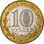 Russia, 10 Roubles, Belozersk Oblast, 2012, Saint Petersburg, Bimetaliczny
