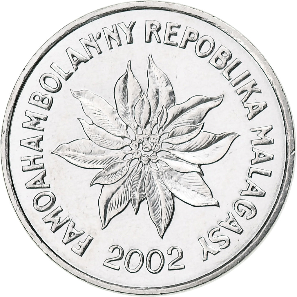 Madagascar, Franc, 2002, Pessac, Acciaio inossidabile, SPL, KM:8