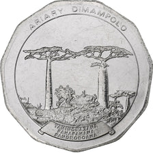 Madagascar, 50 Ariary, 2005, Royal Canadian Mint, Stainless Steel, MS(63)