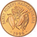 Madagascar, 10 Francs, 2 Ariary, 1996, Copper Plated Steel, MS(63), KM:22