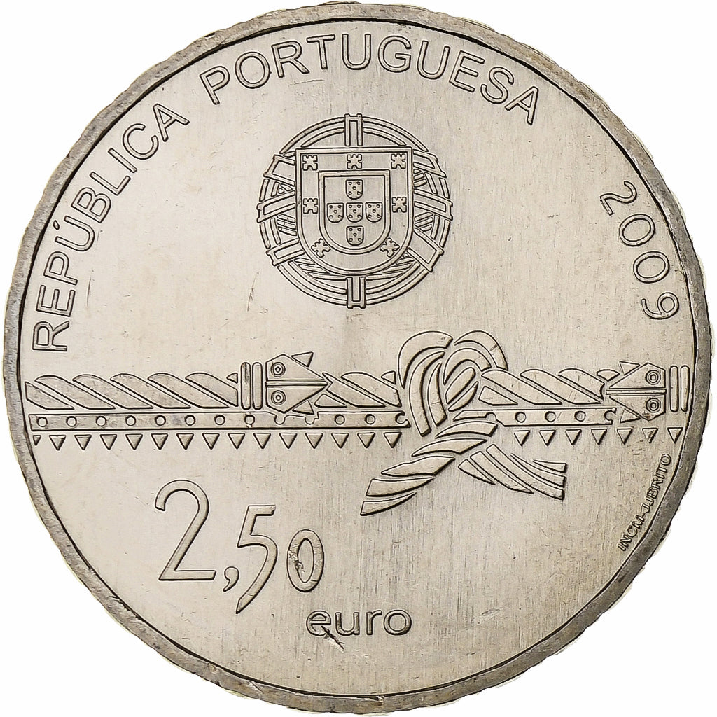 Portugal, 2-1/2 Euro, Unesco World Heritage - Bélem Tower, 2009, Lisbon