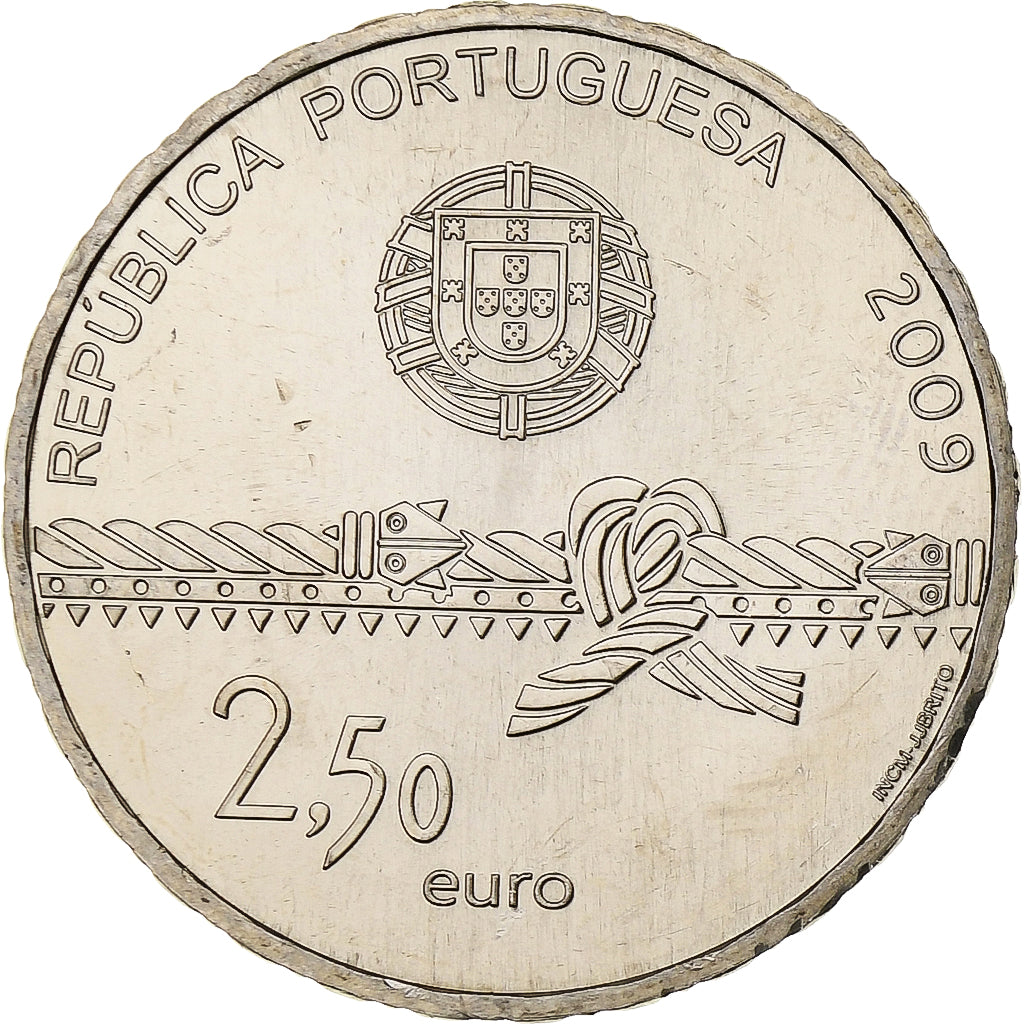 Portugal, 2-1/2 Euro, Unesco World Heritage - Bélem Tower, 2009, Lisbon
