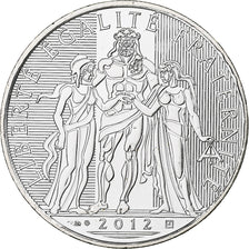 France, 10 Euro, Hercule, 2010, Pessac, Silver, MS(63), KM:2073