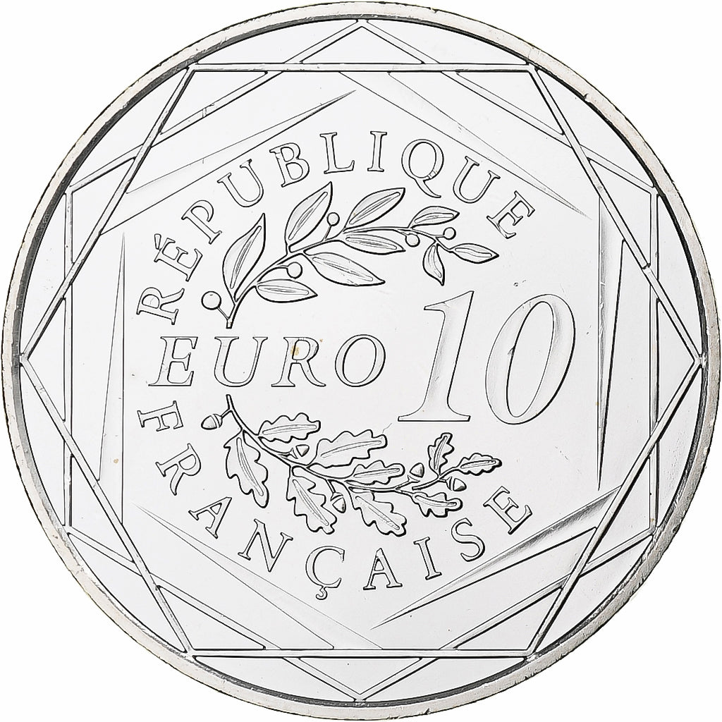 France, 10 Euro, Hercule, 2010, Pessac, Silver, MS(63), KM:2073