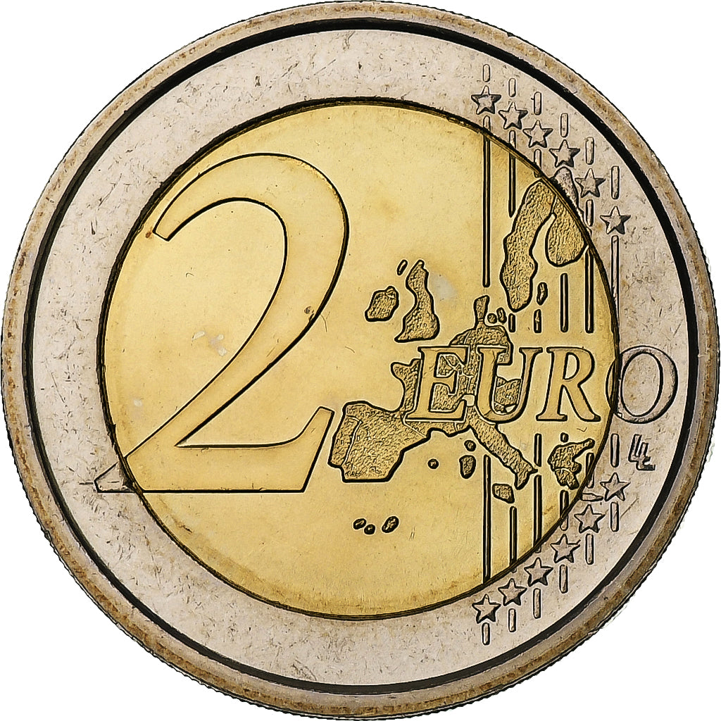 Włochy, 2 Euro, European Constitution, 2005, Rome, Bimetaliczny, MS(63), KM:245