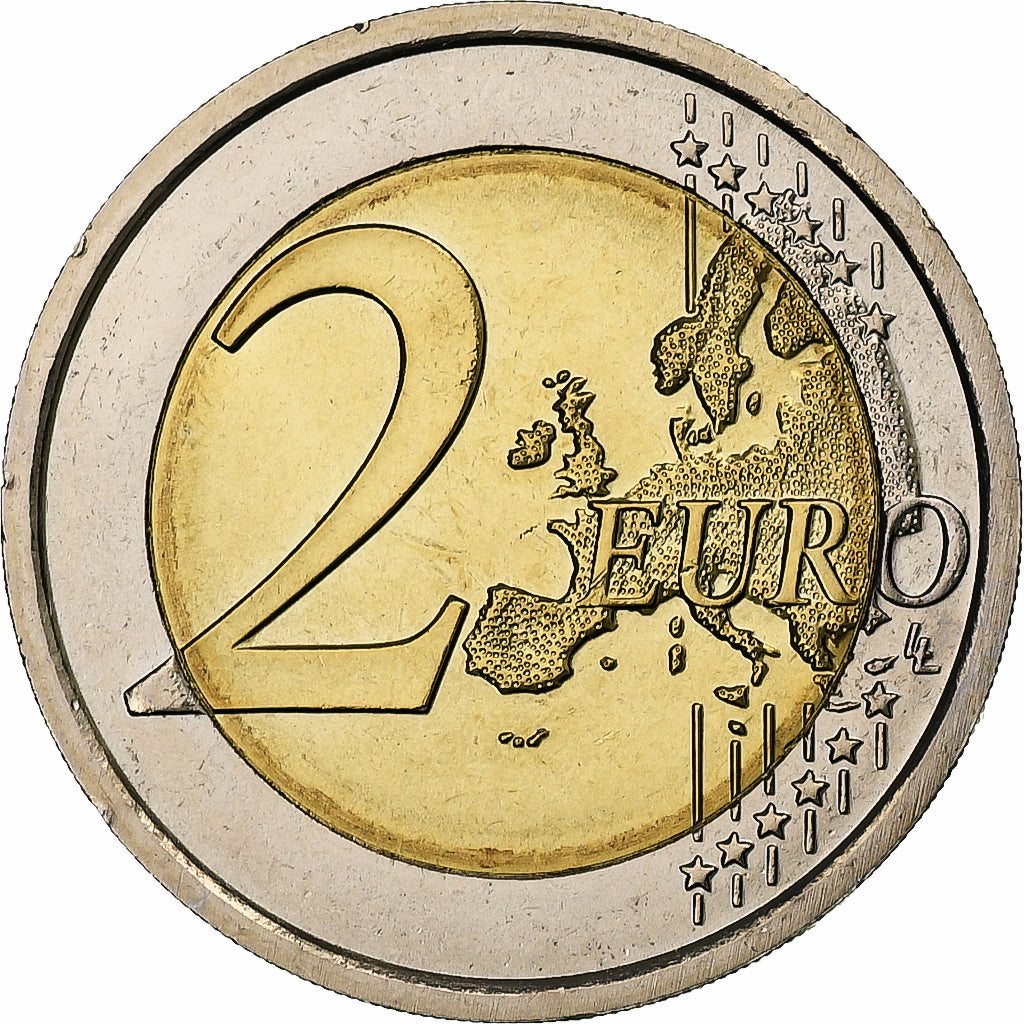 Italia, 2 Euro, Camillo Benso comte di Cavour, 2010, Rome, Bimetálico, SC