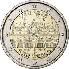 Italy, 2 Euro, San Marco, 2017, Rome, Bi-Metallic, MS(63)
