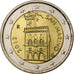 San Marino, 2 Euro, Palazzo Pubblico, 2013, Rome, Bi-Metallic, MS(63), KM:486