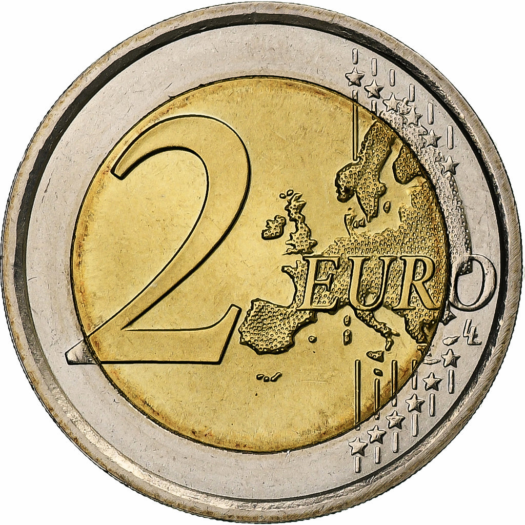 San Marino, 2 Euro, Palazzo Pubblico, 2013, Rome, Bi-Metallic, MS(63), KM:486