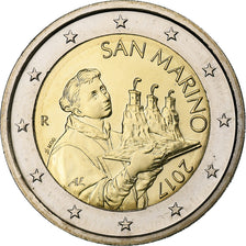 San Marino, 2 Euro, Saint Marin, 2017, Rome, Bi-Metallic, MS(63)