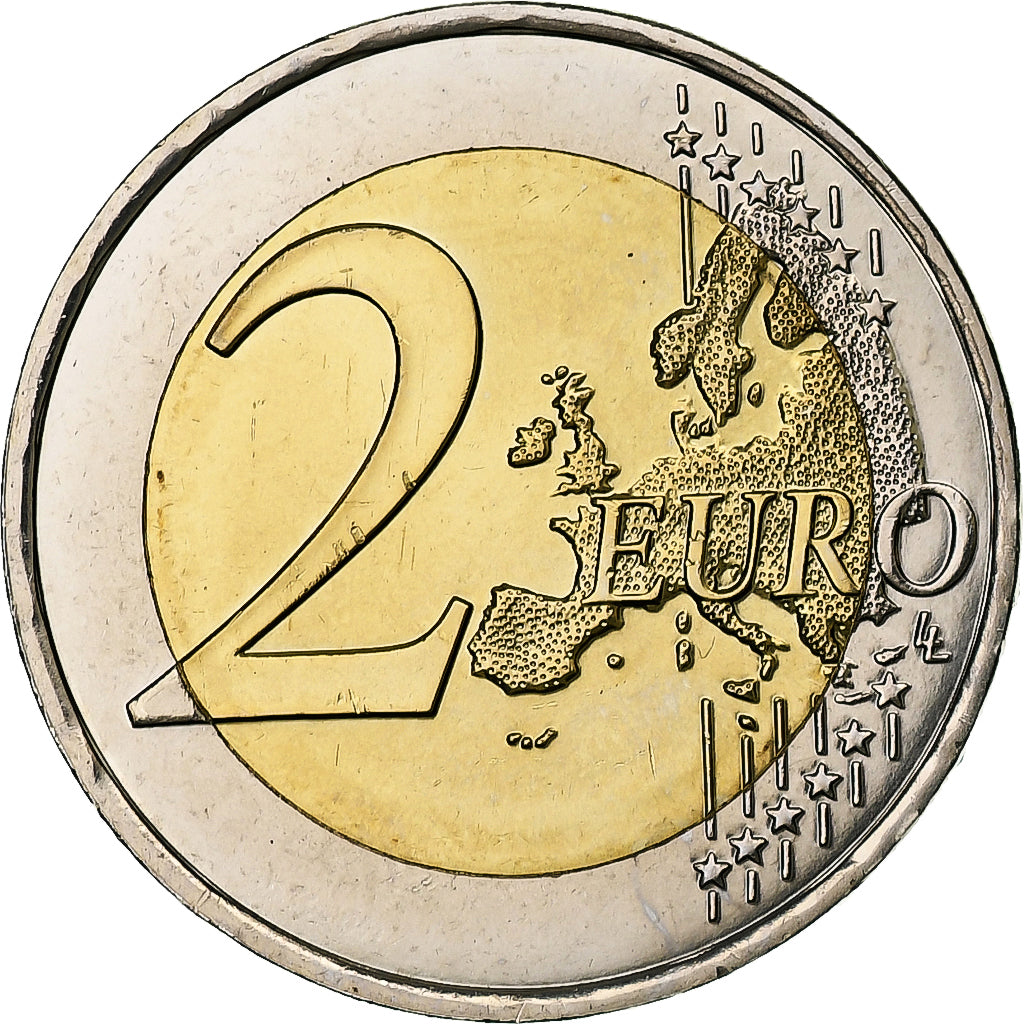 Monaco, 2 Euro, Admission à l'ONU, 1993, Pessac, Bi-Metallic, MS(63)