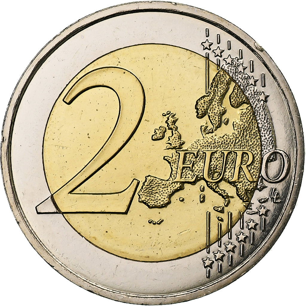 Monaco, 2 Euro, Lucien 1er (500 ans), 2012, Pessac, Bimétallique, SUP