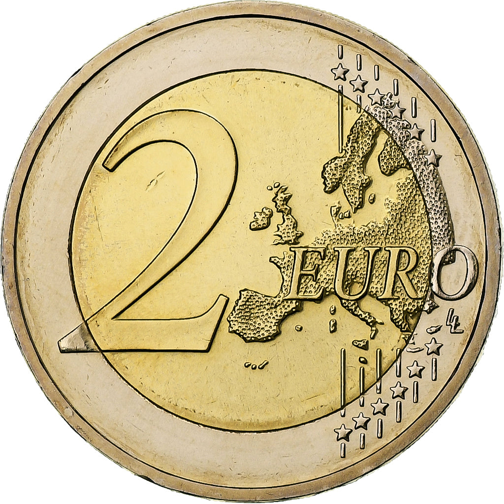 Niemcy, 2 Euro, 50 ans du traité de l'Élysée, 2013, Berlin, Bimetaliczny