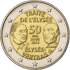 Germany, 2 Euro, 50 ans du traité de l'Élysée, 2013, Munich, Bi-Metallic