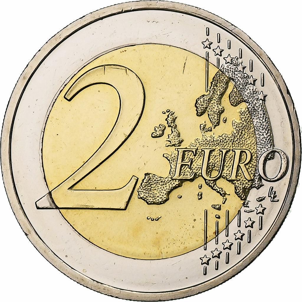 Germany, 2 Euro, 25ème anniversaire de la réunification de l'Allemagne, 2015