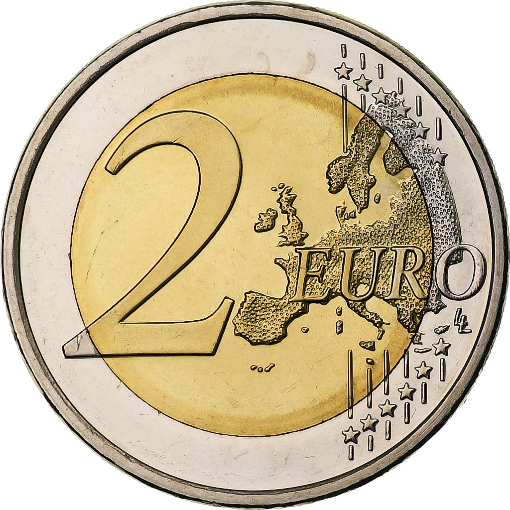 Słowenia, 2 Euro, Ljubljana Botanical Garden, 2010, Vantaa, Bimetaliczny