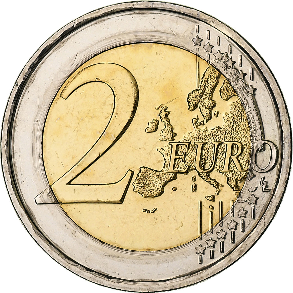 België, Albert II, 2 Euro, Louis Braille, 2009, Brussels, Bi-Metallic, PR+