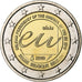België, Albert II, 2 Euro, Présidence de l'Europe, 2010, Brussels