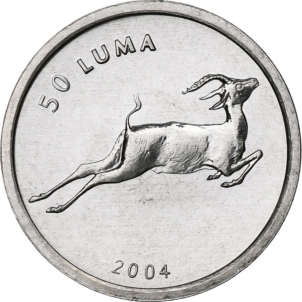 Armenia, 50 Luma, Antelope, 2004, Aluminio, SC