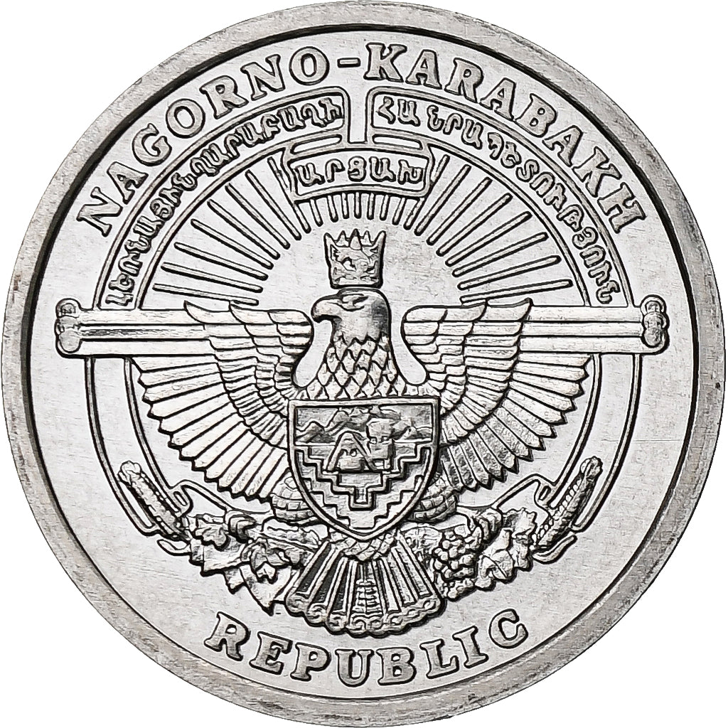 Armenia, 50 Luma, Antelope, 2004, Aluminio, SC