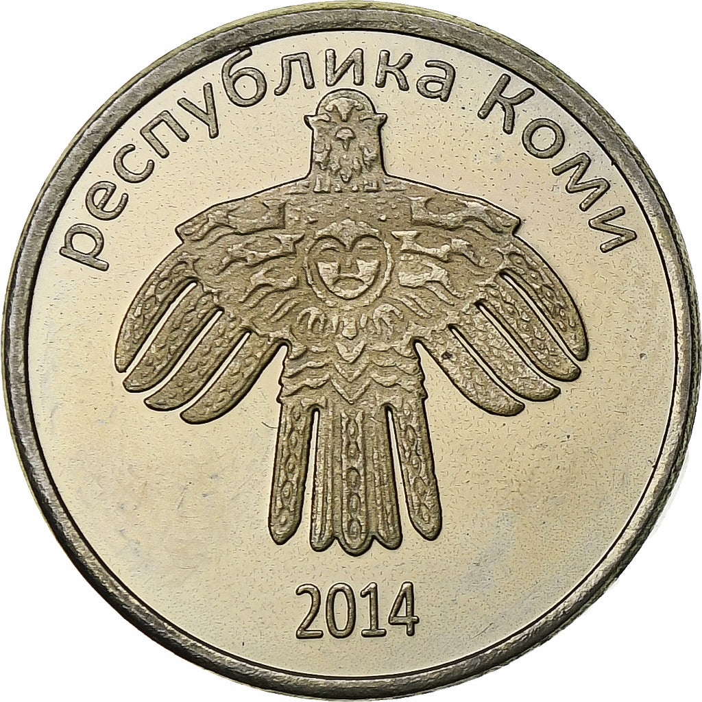 Russia, 10 Kopeks, Smolensk, 2014, Nickel platerowany stalą, MS(60-62)