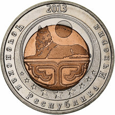 Russia, 10 Roubles, Turtle, 2013, Bimetaliczny, MS(60-62)