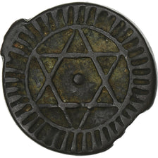 Marocco, 4 Falus, AH 1290 / 1873, Bronzo, MB