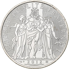 France, 10 Euro, Hercule, 2012, Pessac, Silver, MS(60-62), KM:2073