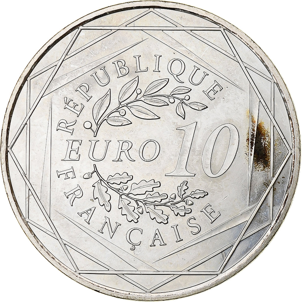 France, 10 Euro, Hercule, 2012, Pessac, Silver, MS(60-62), KM:2073