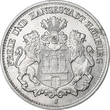GERMANY, WEIMAR REPUBLIC, Federal State of Hamburg, 1/2 Mark, 1923, MS(60-62)