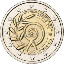 Greece, 2 Euro, Jeux Olympiques, 2011, Athens, Bi-Metallic, MS(63), KM:239