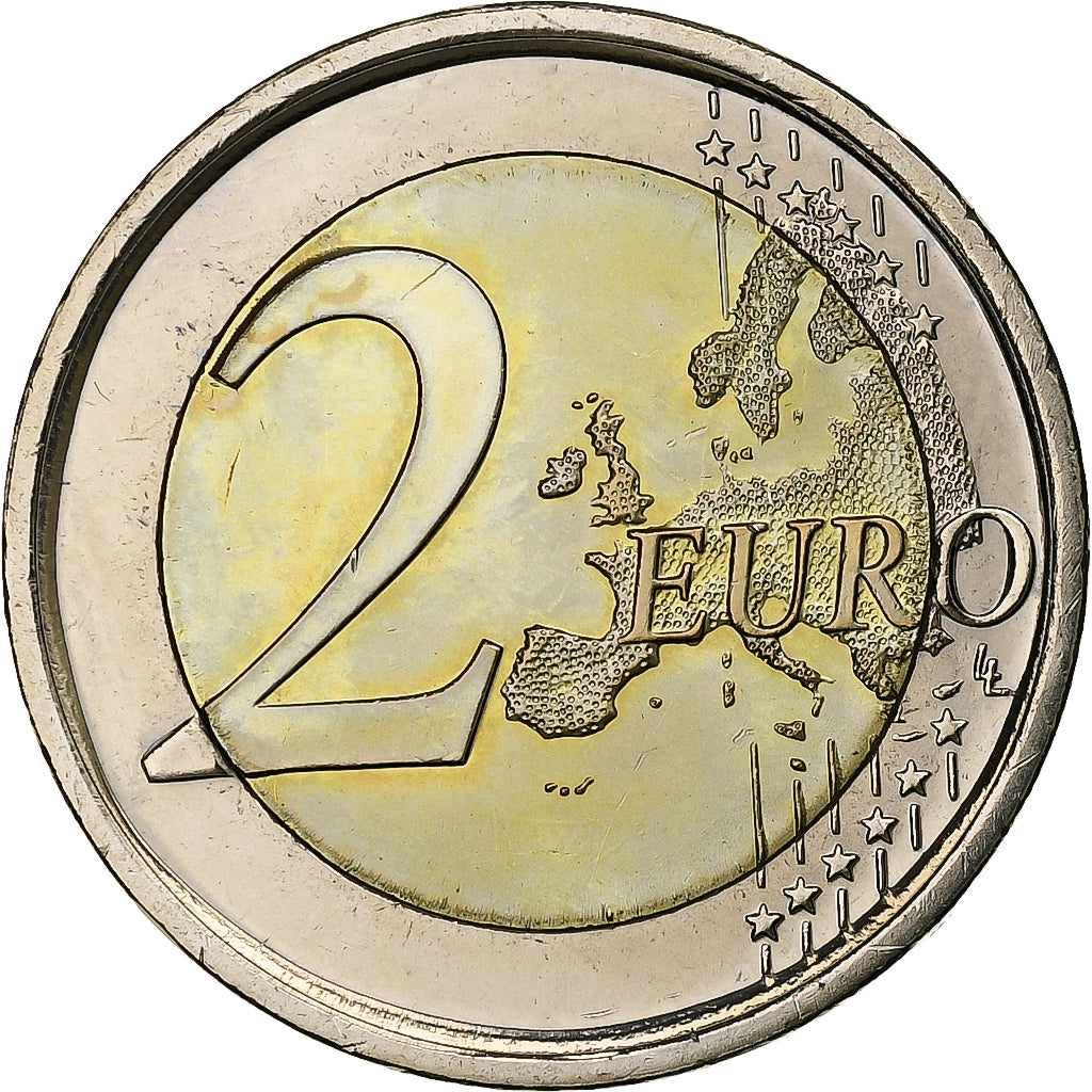 Spain, 2 Euro, Alhambra of Granada, 2011, Madrid, Bi-Metallic, MS(63)