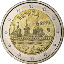 Spanien, 2 Euro, Escurial, 2013, Madrid, Bi-Metallic, UNZ