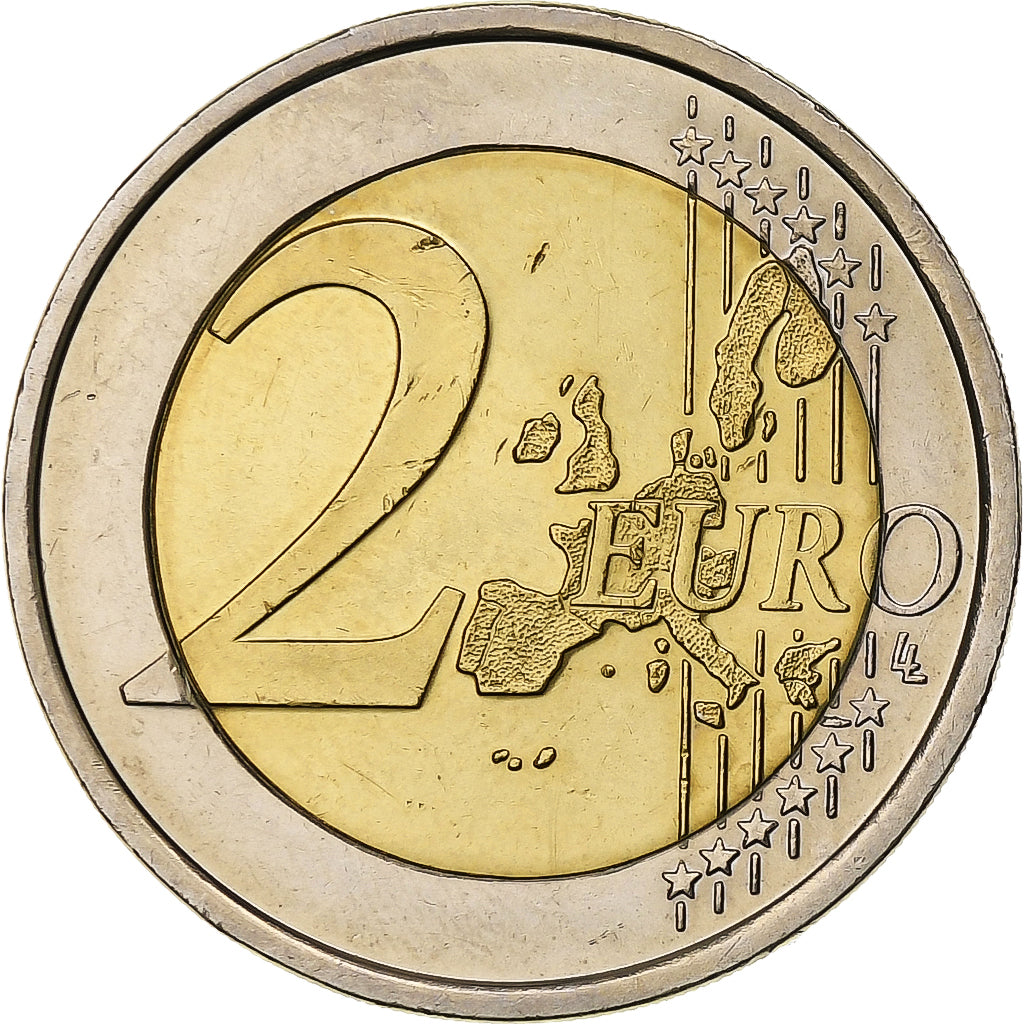 Finland, 2 Euro, Enlargement of EU, 2004, Vantaa, Bi-Metallic, MS(63)