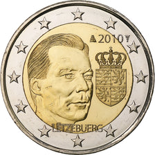 Luxembourg, 2 Euro, Coat of Arms, 2010, Utrecht, Bimétallique, SPL
