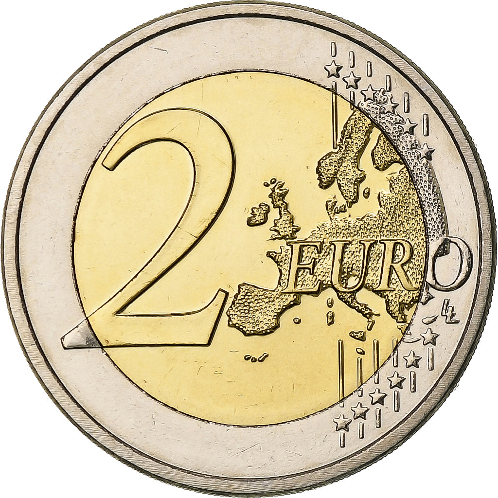 Luxembourg, 2 Euro, National Anthem, 2013, Utrecht, Bi-Metallic, MS(63)