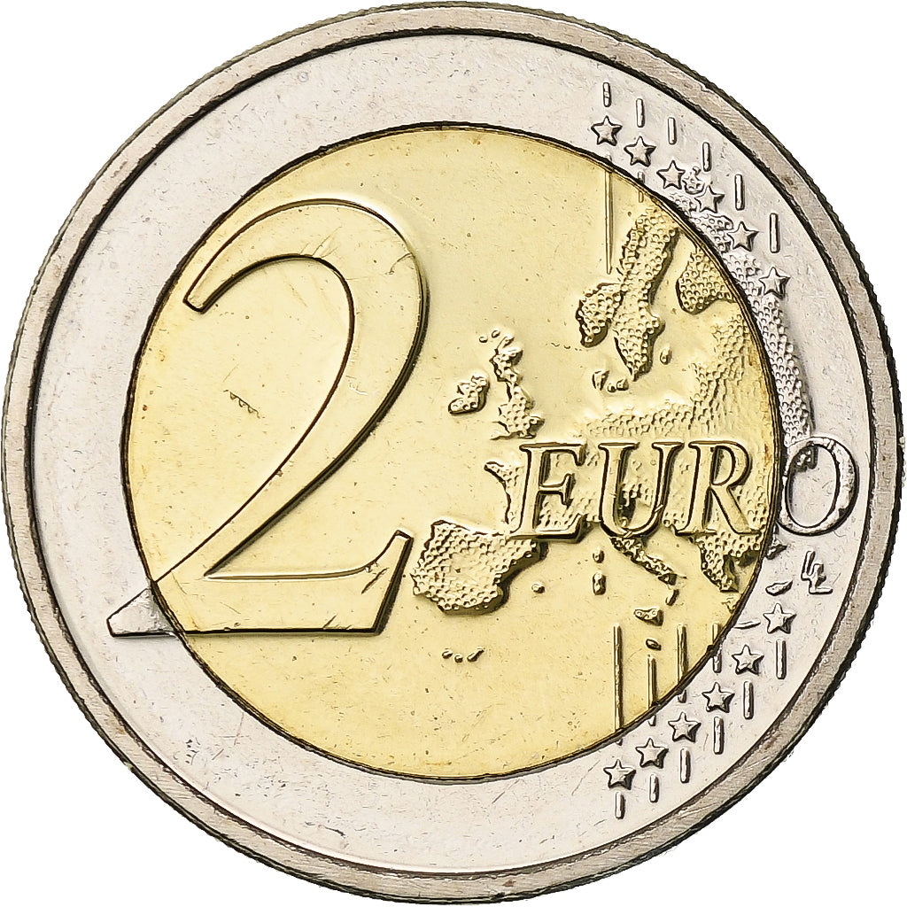 Luxembourg, 2 Euro, Constitution du Luxembourg, 2018, Utrecht, Bi-Metallic