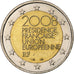 France, 2 Euro, présidence de l'UE, 2008, Pessac, Bi-Metallic, MS(63)