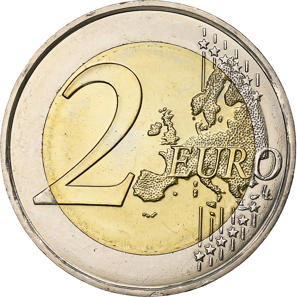 France, 2 Euro, abbé Pierre, 2012, Pessac, Bi-Metallic, MS(63)