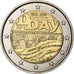 France, 2 Euro, D-day, 2014, Pessac, Bi-Metallic, MS(63)